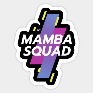 Funny Mamba Squad Sticker